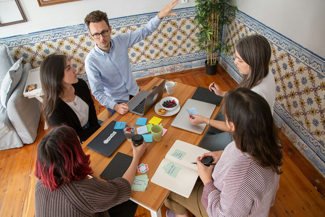business team brainstorming