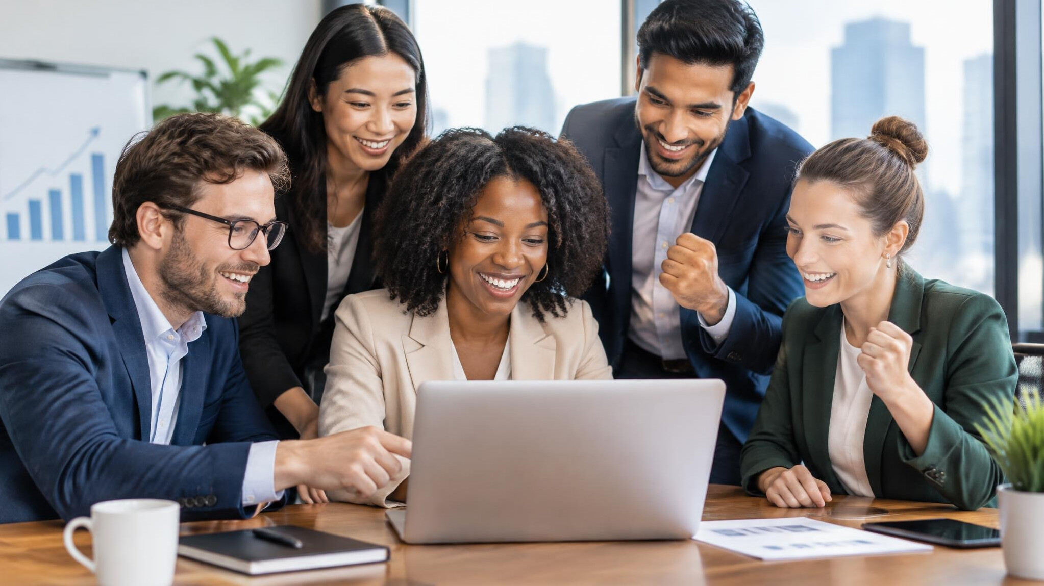 successful business team